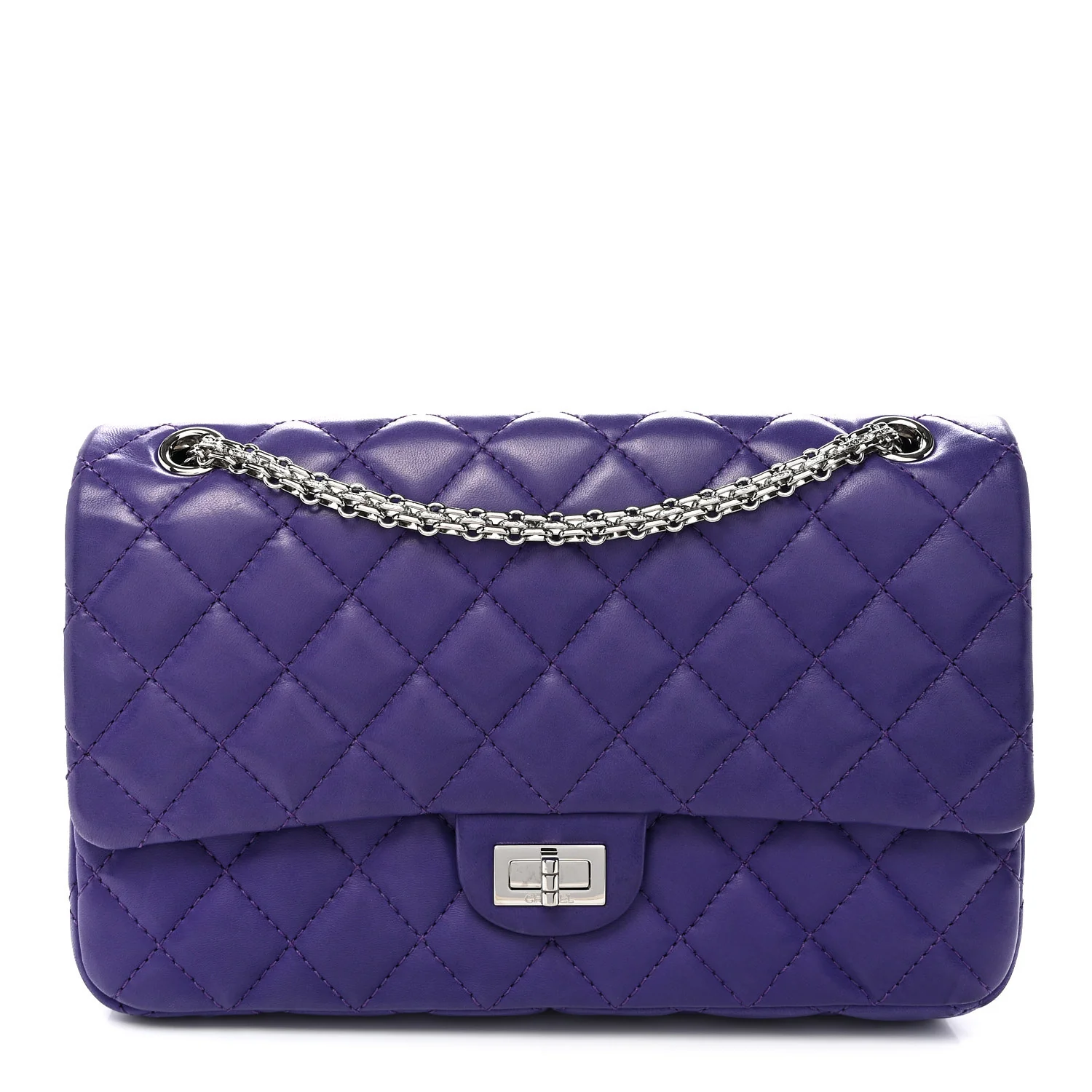 Lambskin Quilted 2.55 Reissue 226 Flap Purple