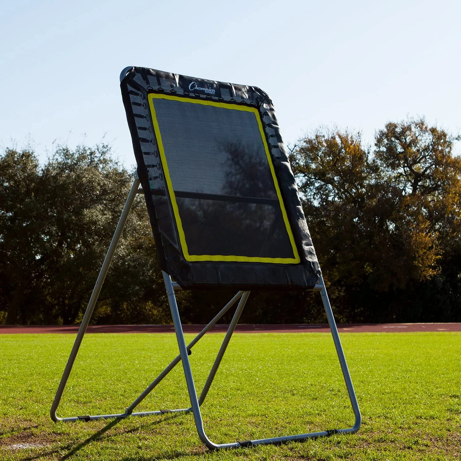 Deluxe Lacrosse Target: Ball Return Bounce Back Net Set for Professional, College and Grade School Training Drills 4' x 3' Rebound Area - Image 4
