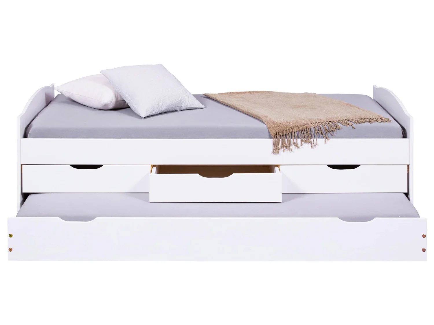 Inter Link Lit banquette 3 tiroirs, 205 x 63 x 96 cm