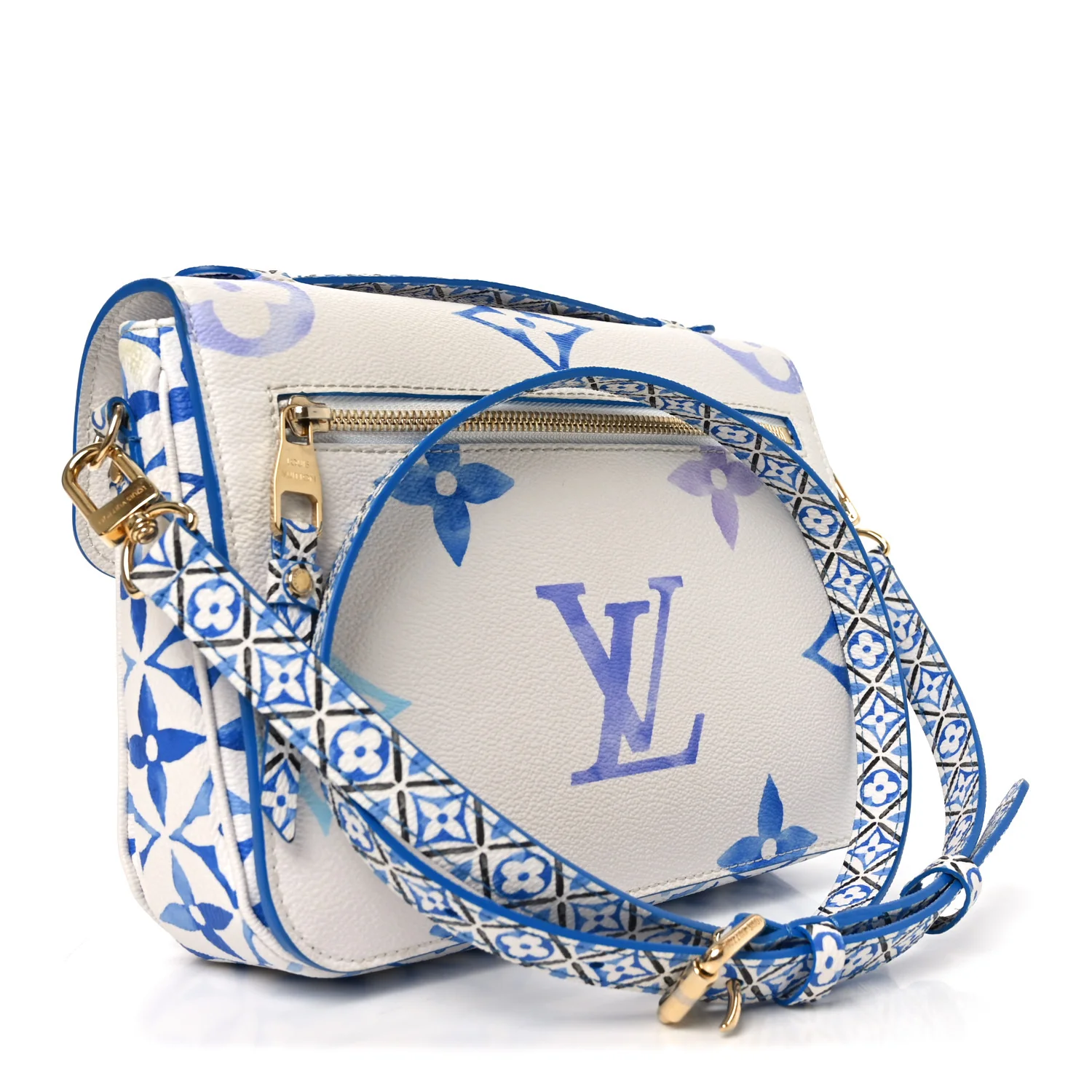 Monogram Giant By The Pool Pochette Metis MM Blue