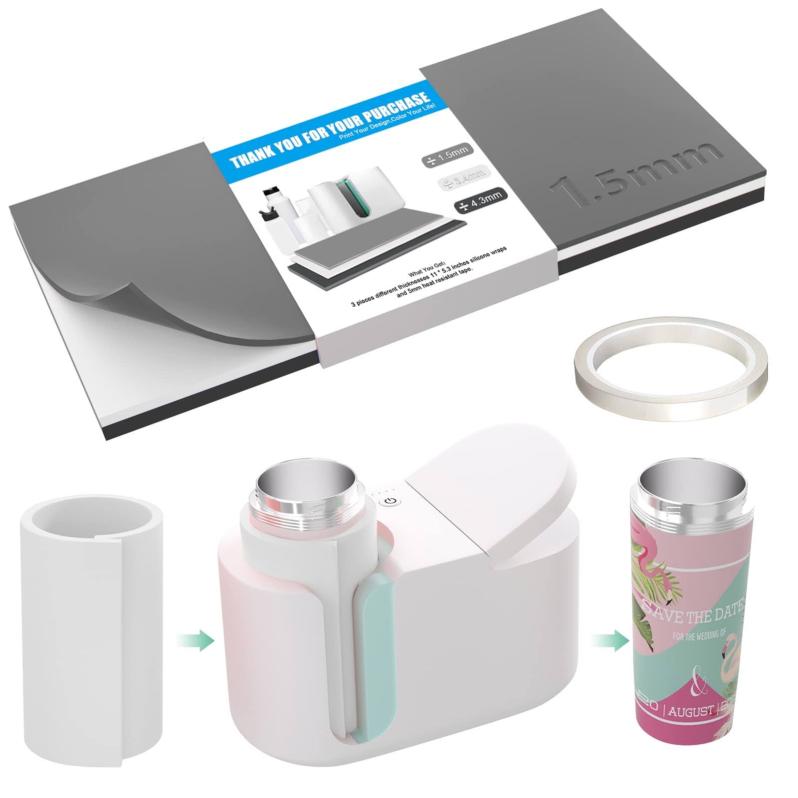 Sublimation Tumbler Wrap Compatible with Cricut Mug Press Tumbler Heat Press Machine 3 Thicknesses for Sublimation Tumblers Blanks Products Mug
