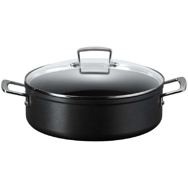 Toughened Non-Stick sauteusegryte m/glasslokk 5,4L 28 cm