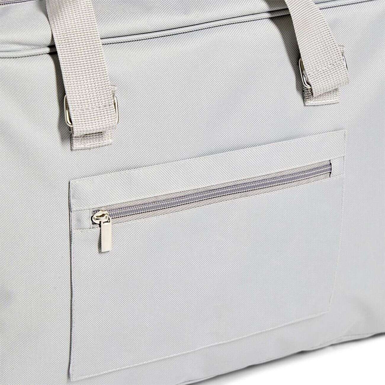 Sac cabine multi-compartiments polyester gris 45x21xH32cm