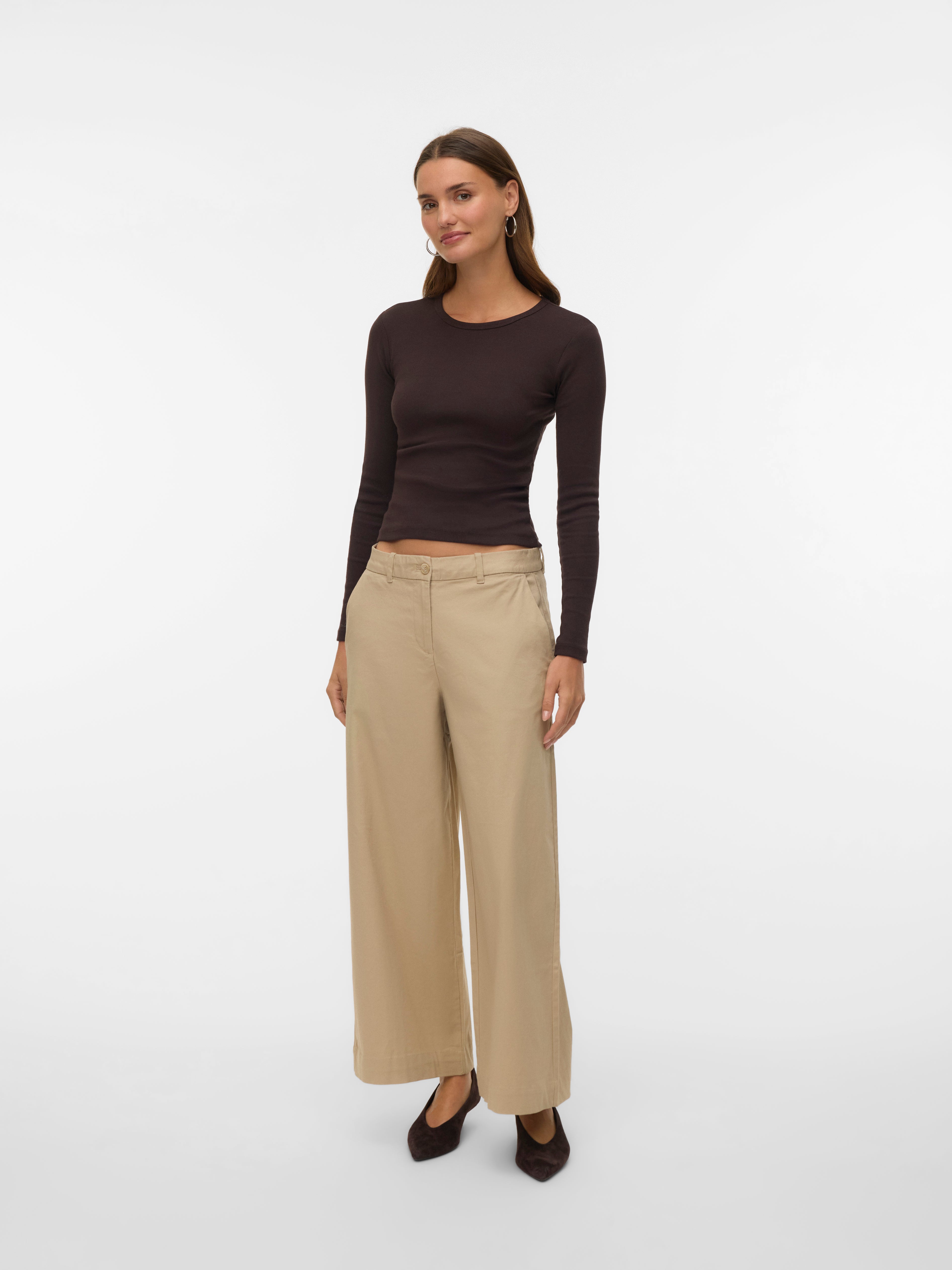 VERO MODA® AWVANA Mid waist Trousers