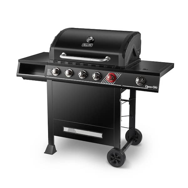 5-Burner Propane Gas Grill in Matte Black with TriVantage Multifunctional Cooking System - Image 6