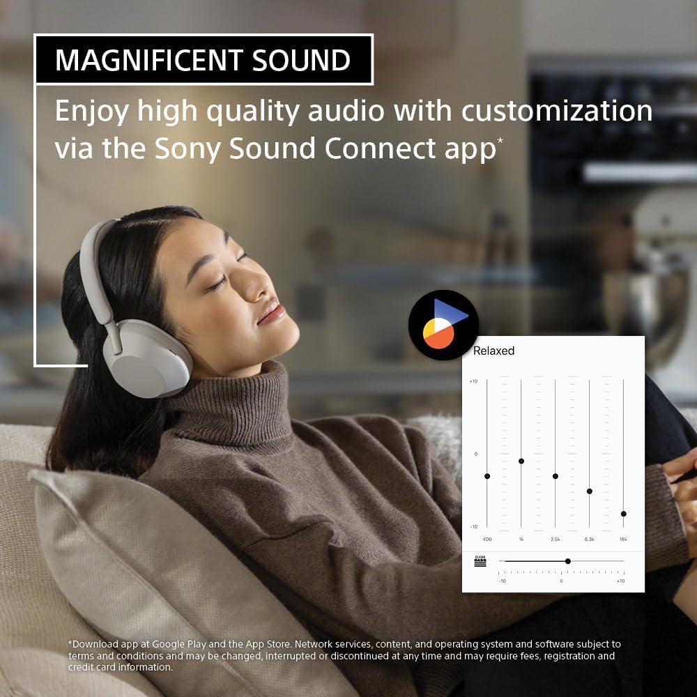 Sony WH-1000XM5 Premium Noise Canceling Headphones (Midnight Blue) with Free WF-C700N Truly Wireless Noise Canceling Earbuds (Black)