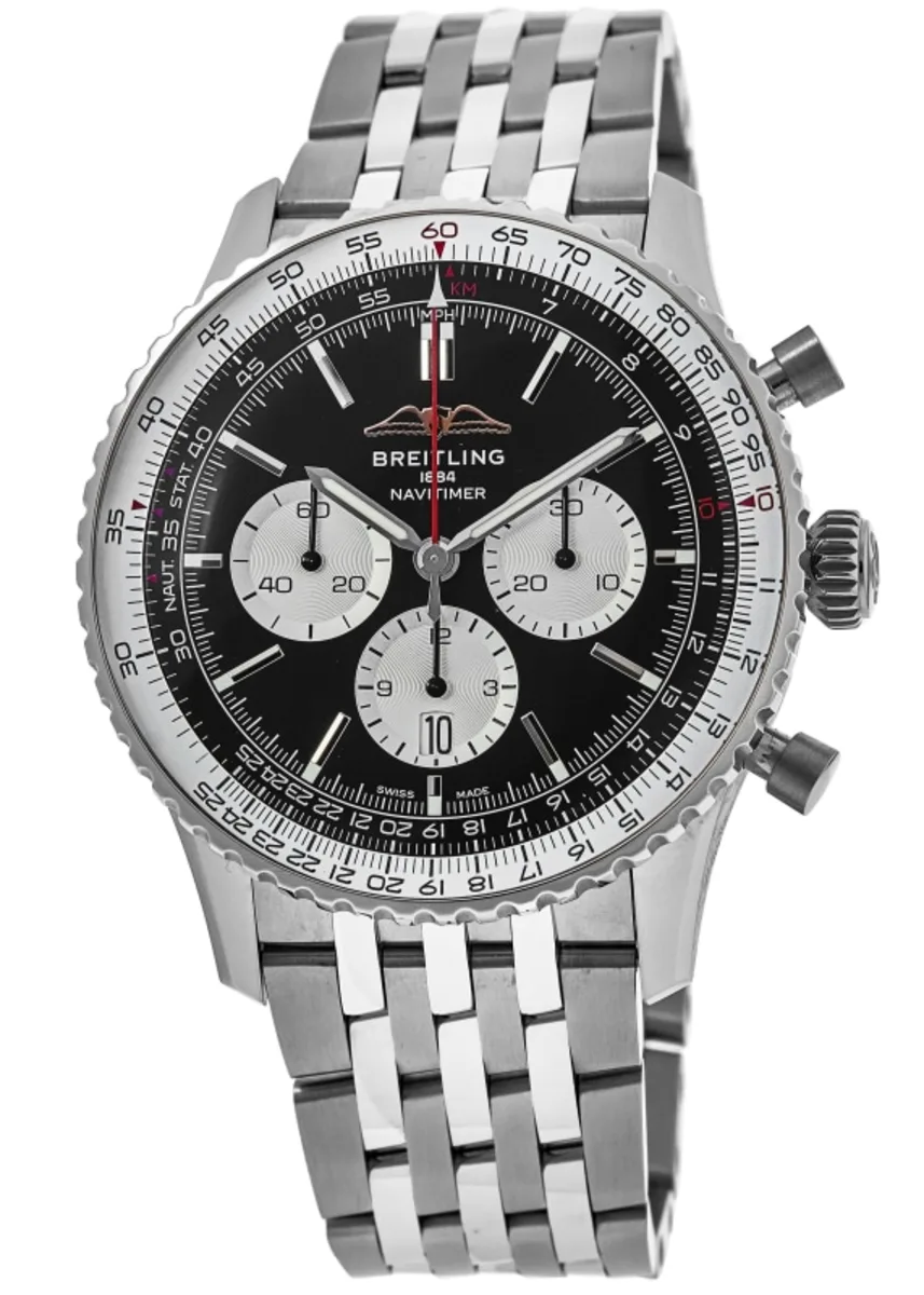 【Super Clone】Breitling AB0137211B1A1 Navitimer B01 Black Dial