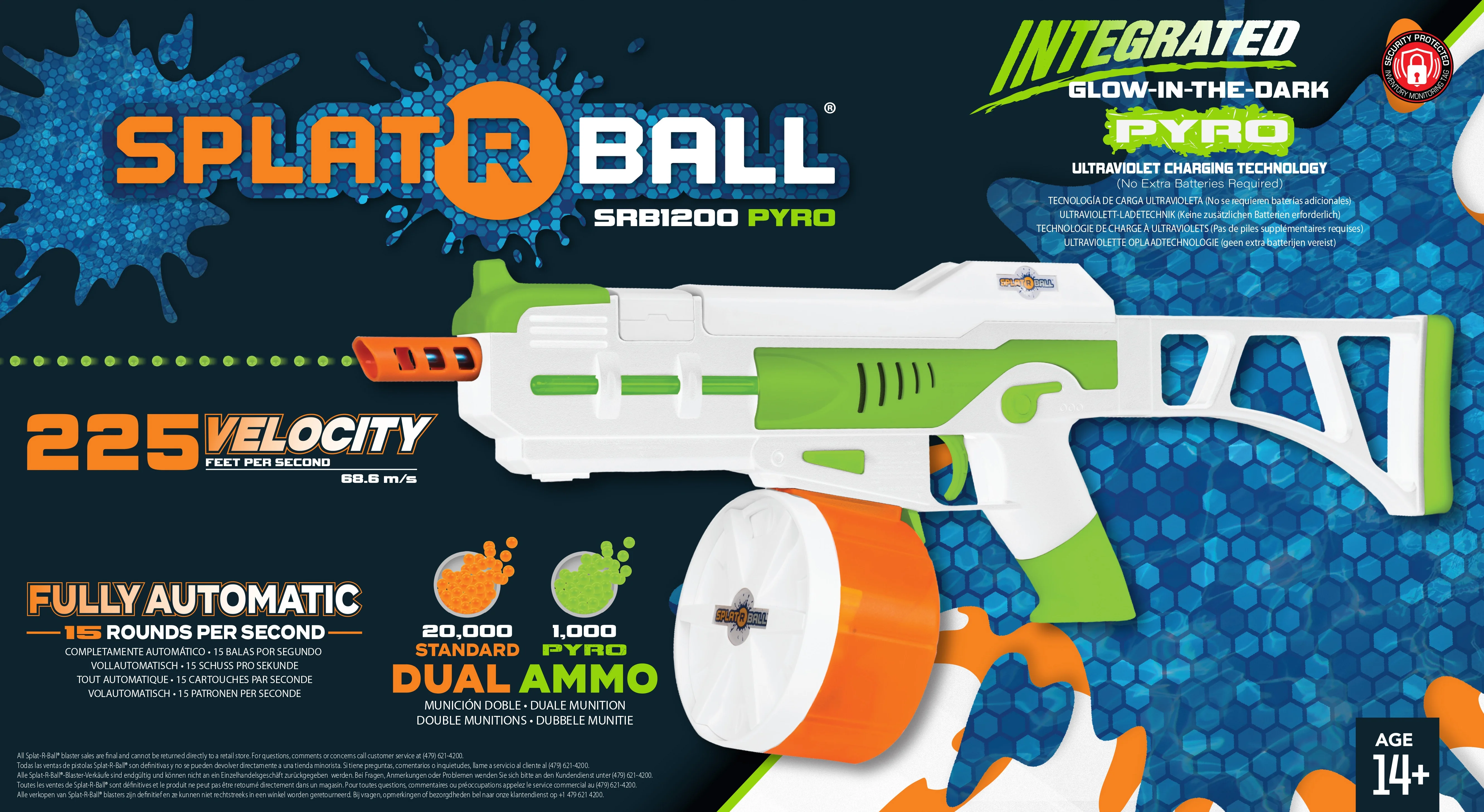 Splat - R - Ball SRB1200 Pyro Blaster Kit