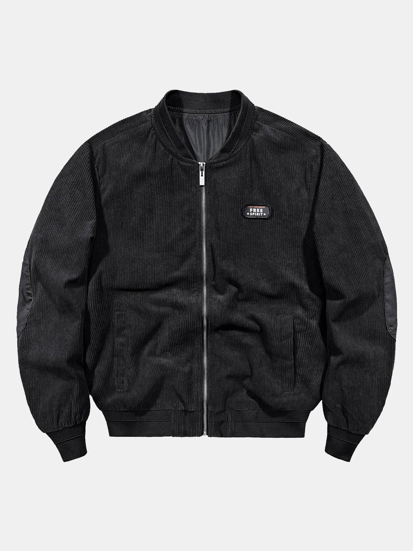 blouson aviateur en velours côtelé