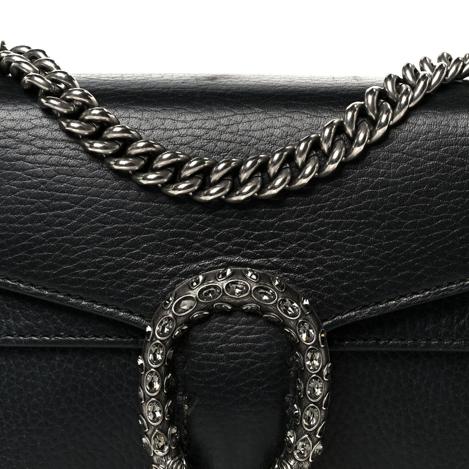 Calfskin Mini Dionysus Shoulder Bag Black