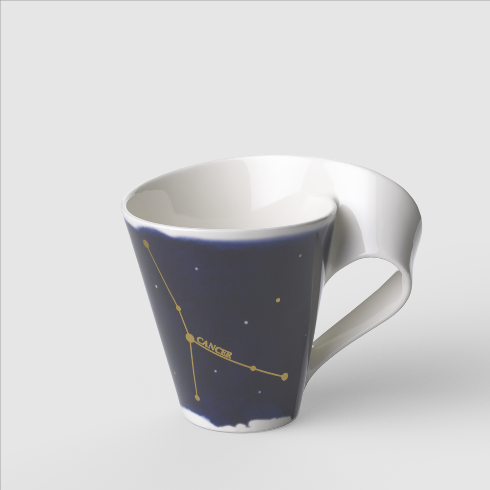 NewWave Mug - Multi-colored, 8.2 oz, Premium Porcelain
