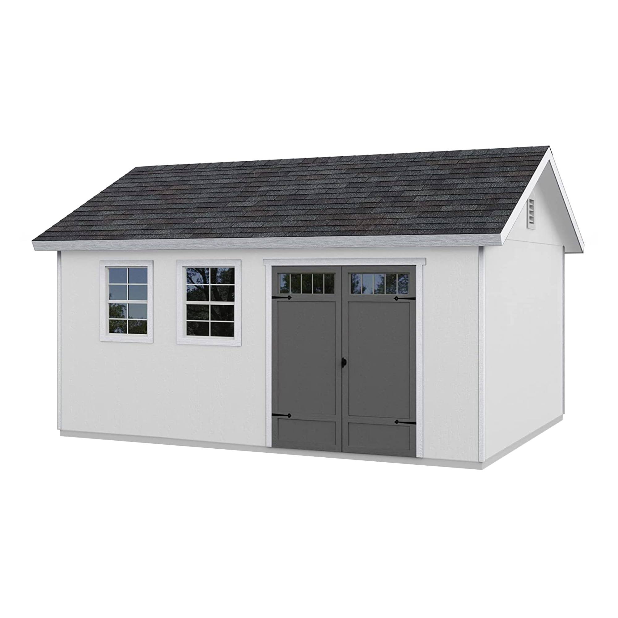 Handy Home Products Scarsdale 10 ft. x 16 ft. Wood Storage Shed
