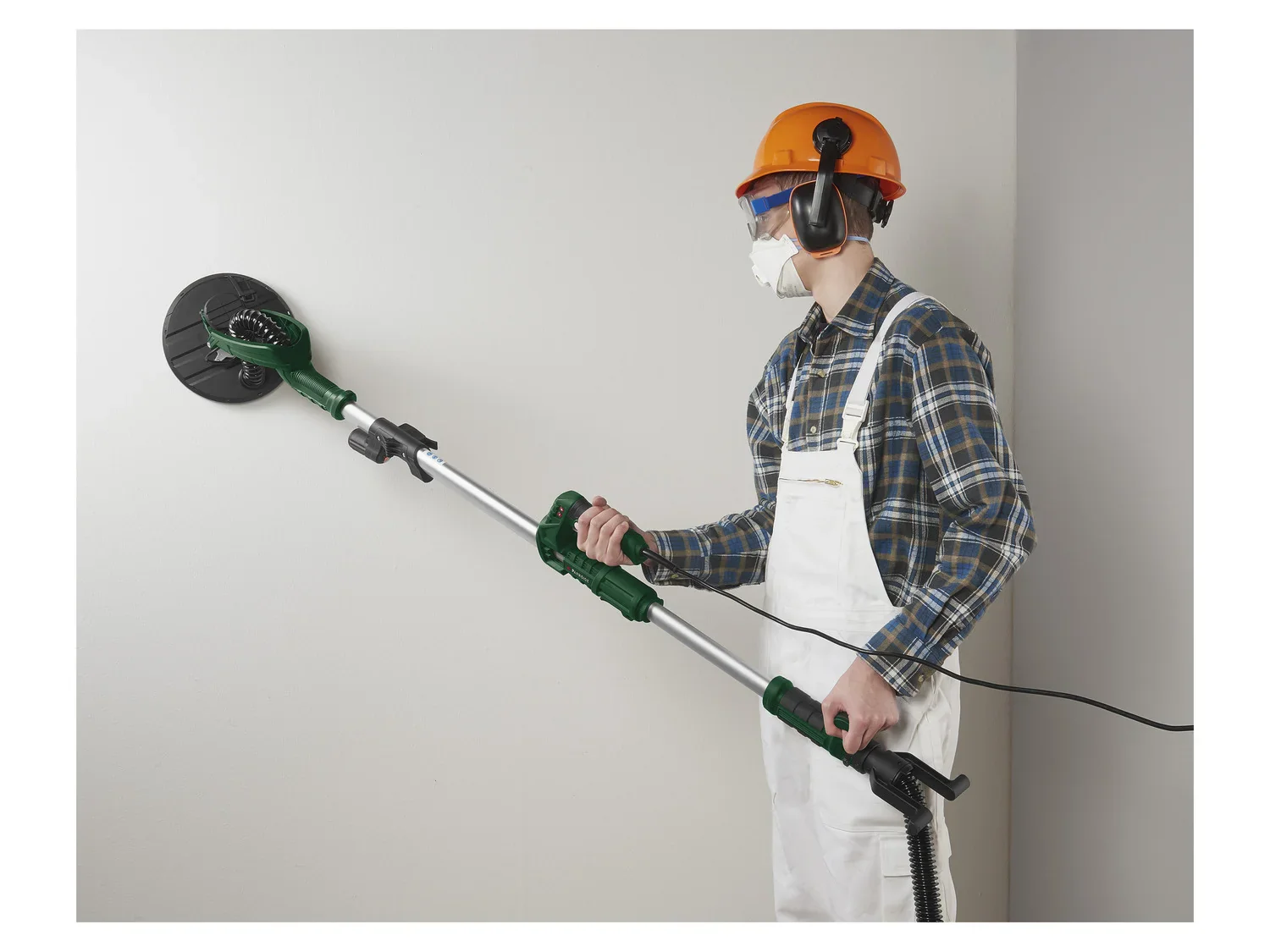 PARKSIDE Ponceuse murs et plafonds avec manche tlescopique PWDS 920 B2, 710 W