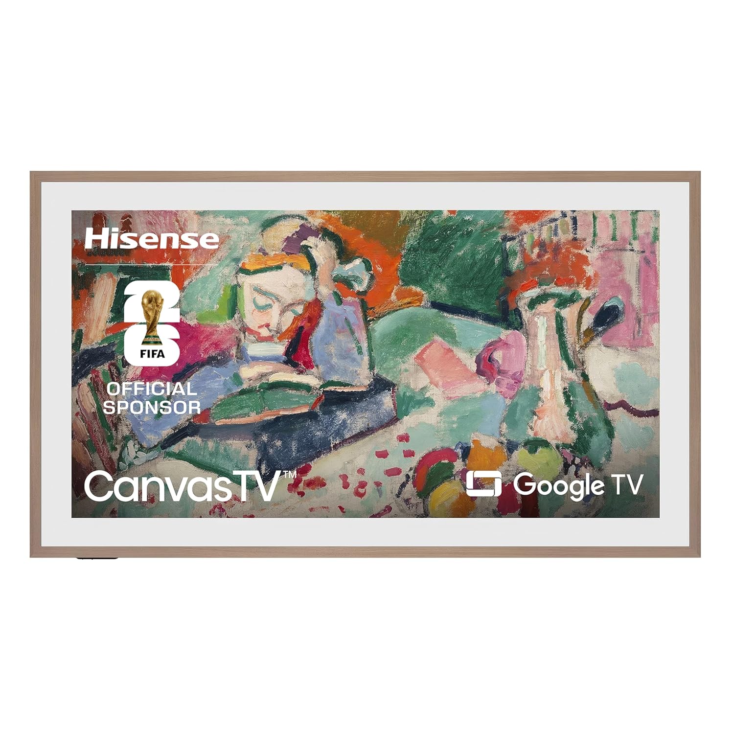 Hisense 65-Inch Class QLED 4K S7N CanvasTV™ Series Dolby Vision HDR Google Smart TV (65S7N) - 144Hz  Art Mode  Anti-Glare Panel  Hi-Matte Display  Frame & UltraSlim Wall Mount Included