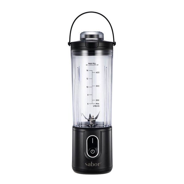 Select trådløs blender 0,4L svart/klar