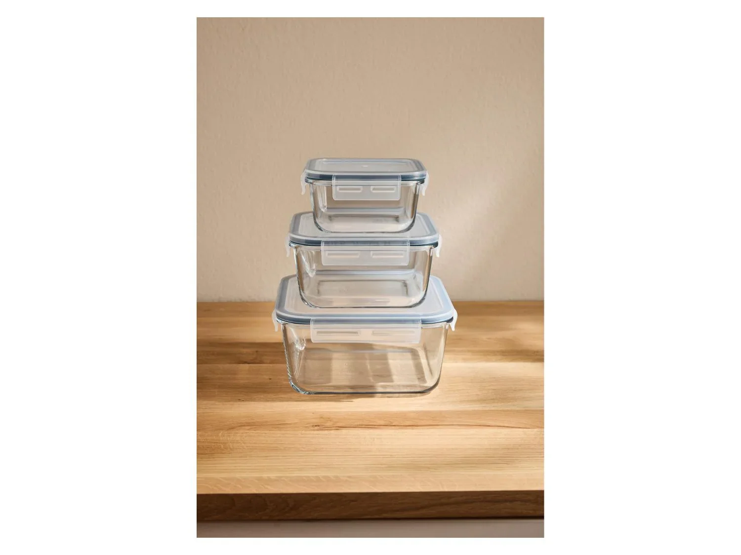 SILVERCREST Lot de 3 botes de conservation