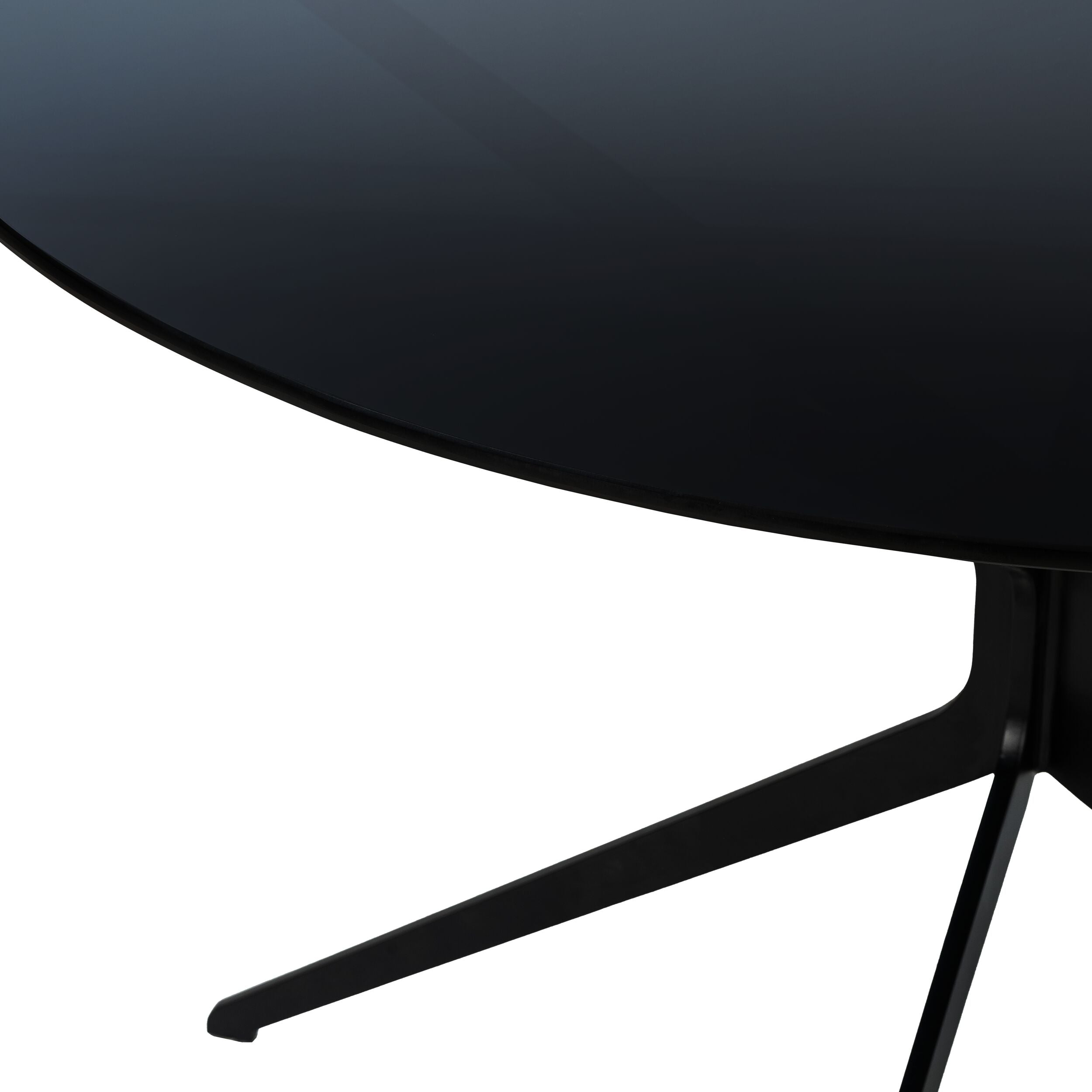 Nexa Glass Round Dining Table 120cm
