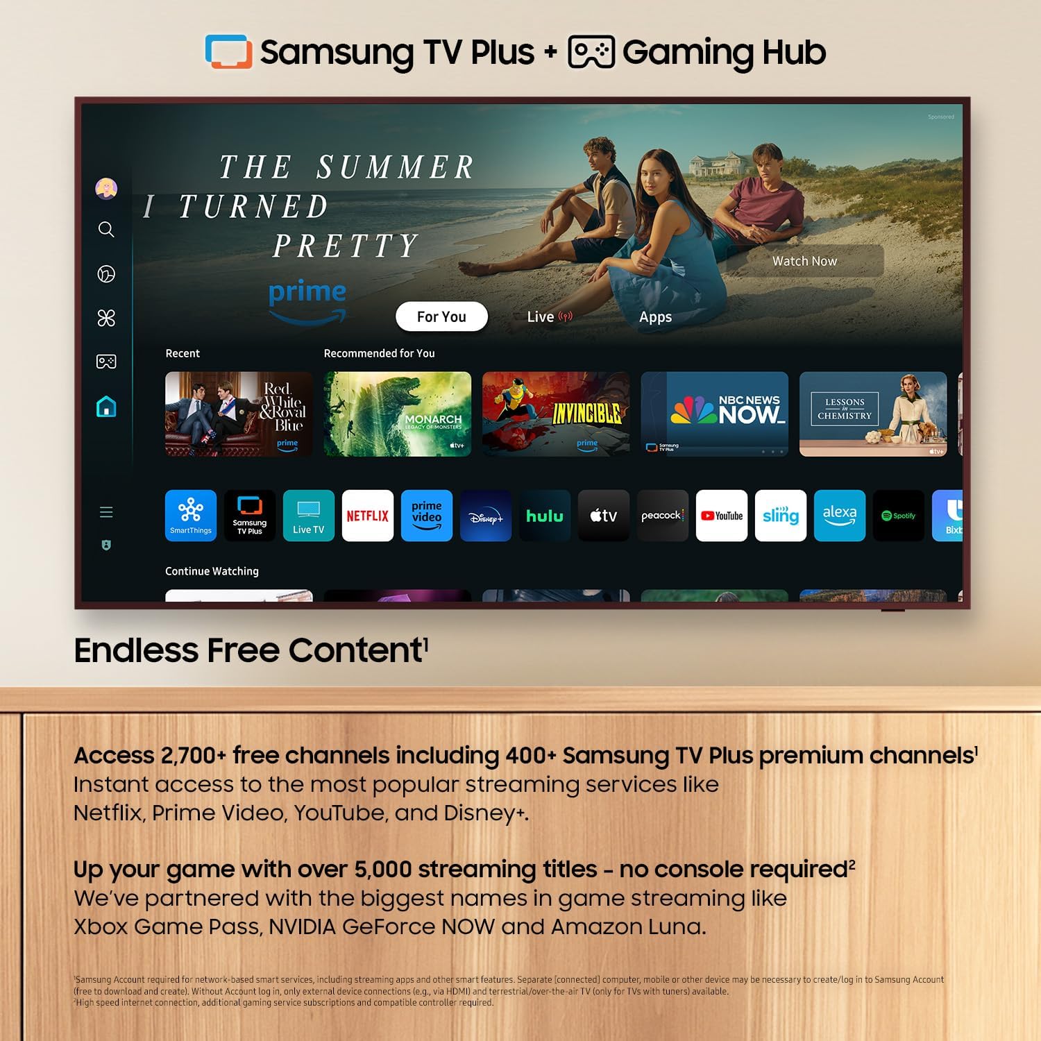 SAMSUNG 65-Inch Class QLED 4K LS03D The Frame Series Quantum HDR Smart TV w/Dolby Atmos  Art Mode  Anti-Reflection  Customizable Frame  Slim Fit Wall Mount with Alexa Built-in (QN65LS03D  2024 Model)