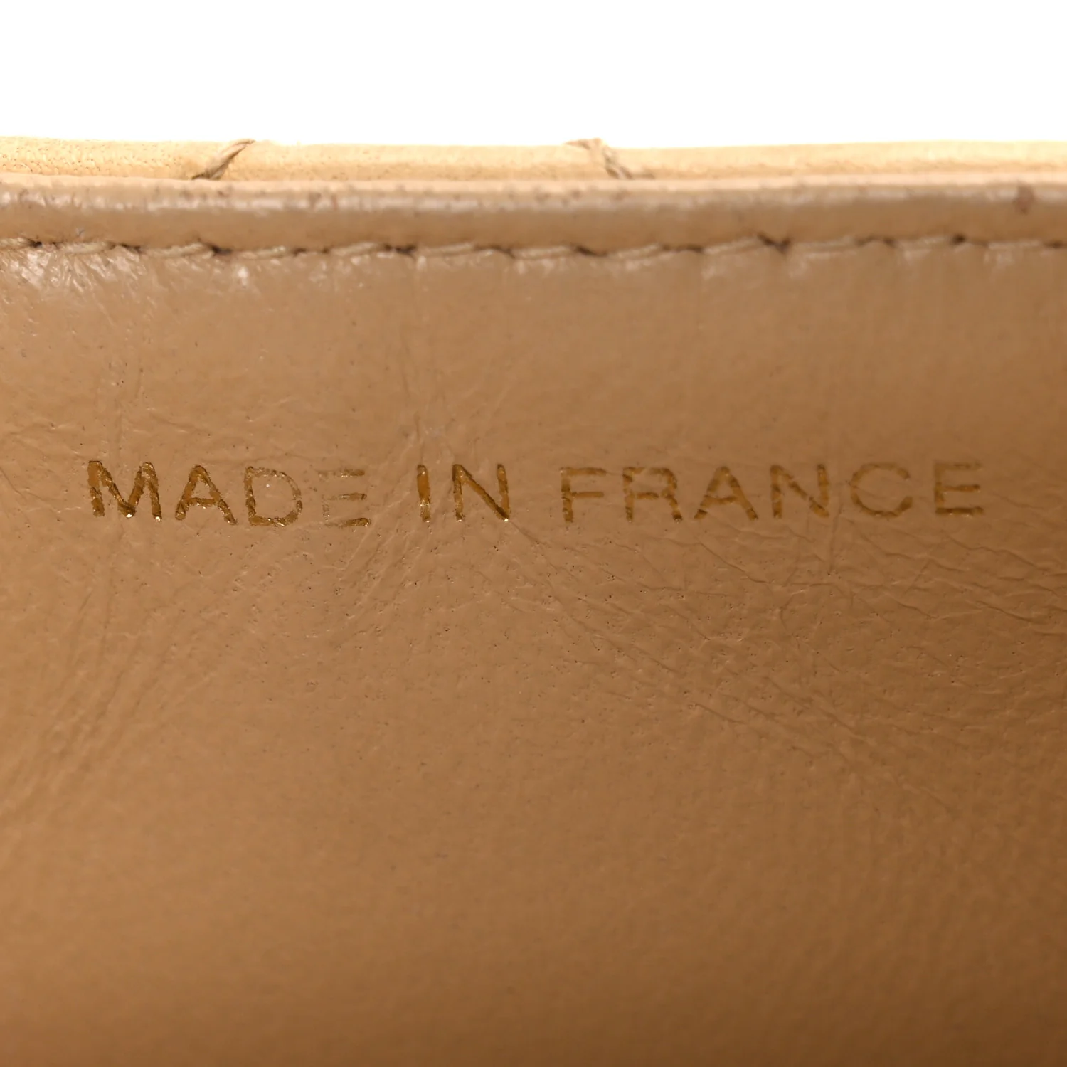Lambskin Quilted Bekko Resin Mini Square Flap Beige