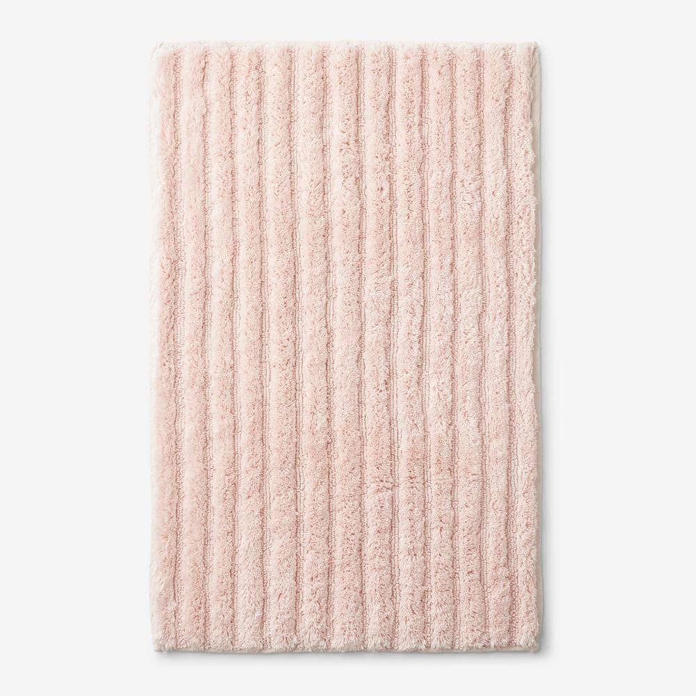 The Company Store Green Earth Quick Dry Blush 24 in. x 17 in. Cotton Bath Mat