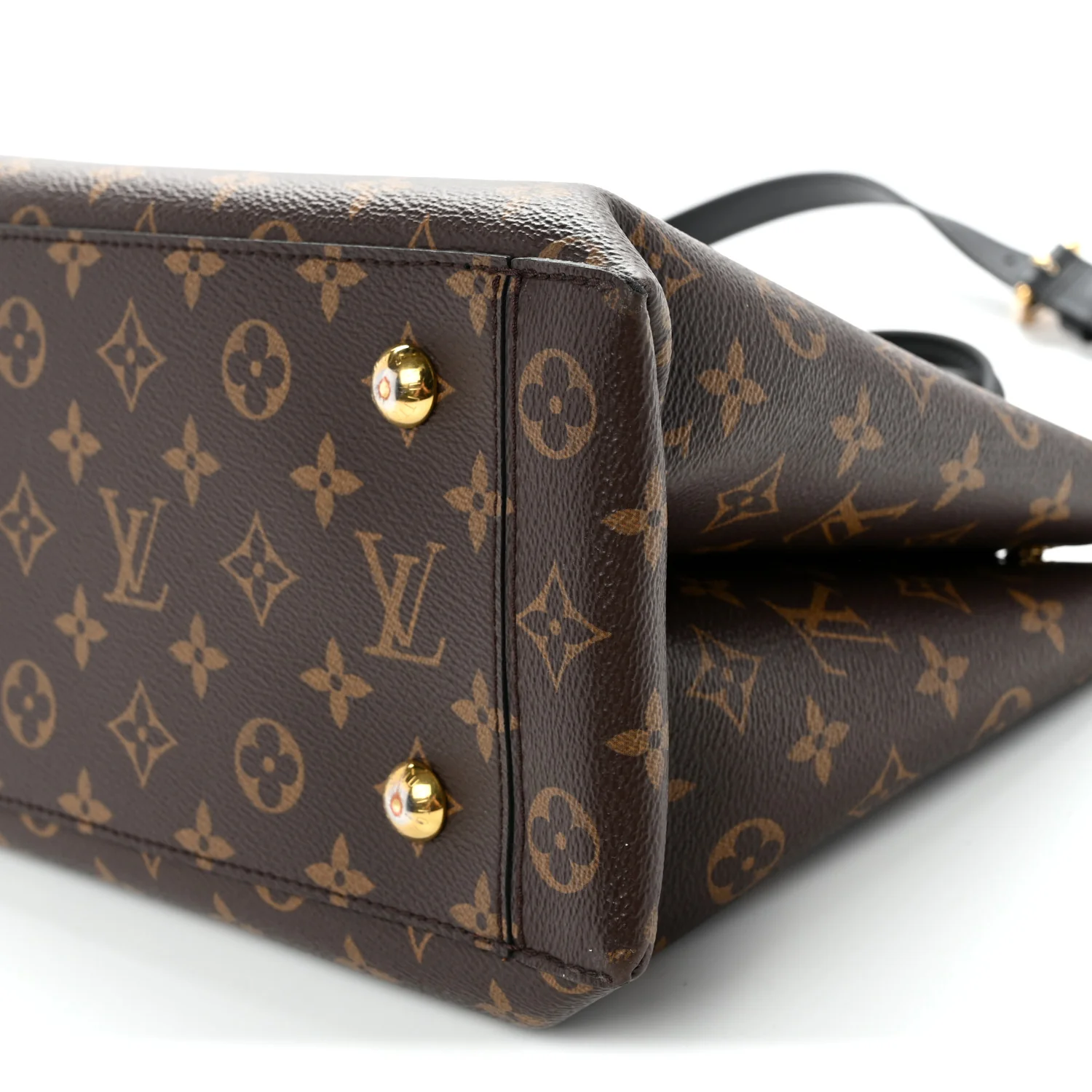 Monogram Flower Tote Black