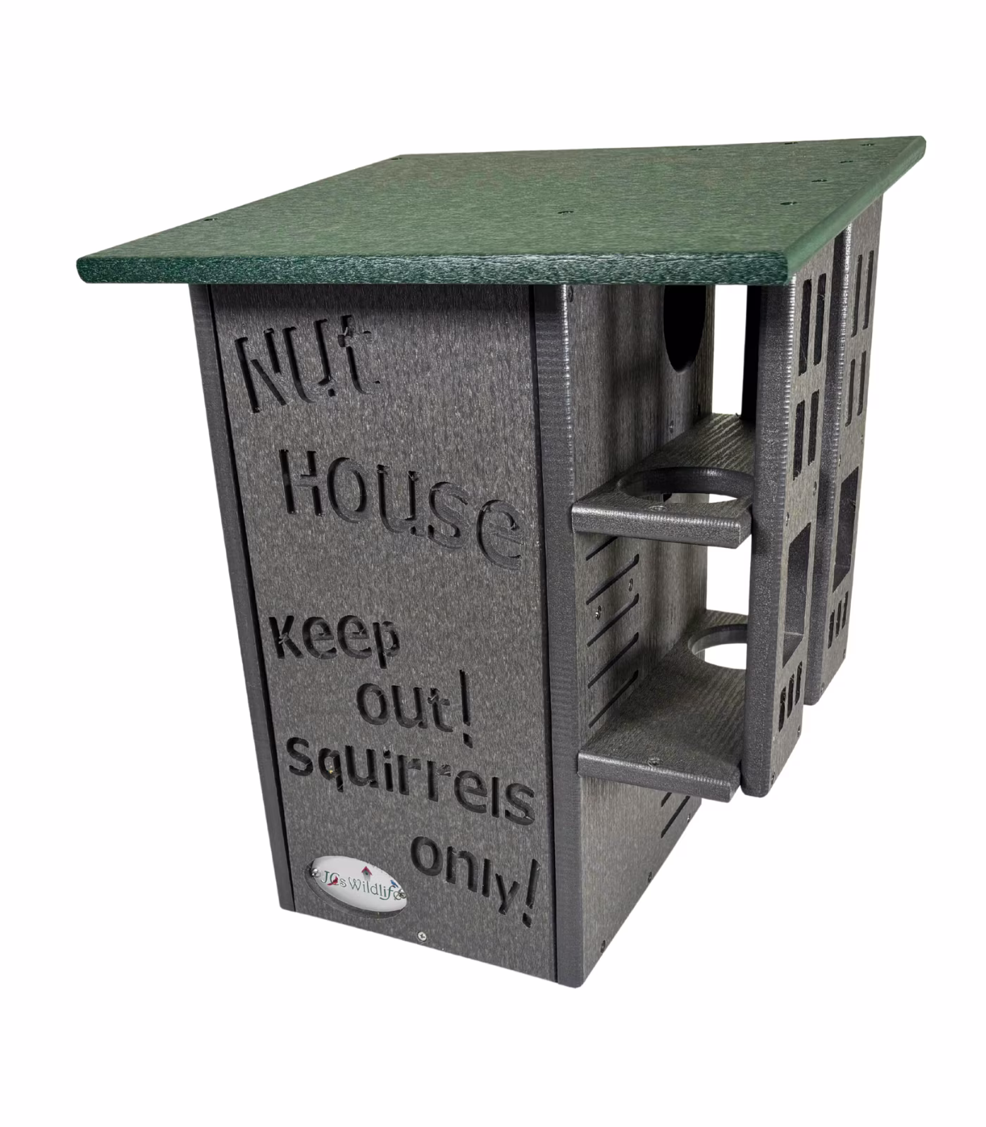 Ultimate Squirrel House Nesting Box (Blue/Gray) A Perfect Home for Squirrels!(Blue/Gray) - Image 3