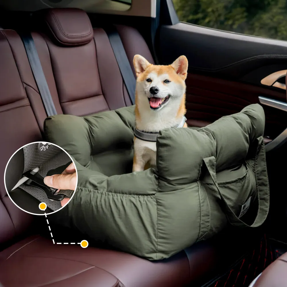 ISOFIX Dog Car Seat Bed with LATCH System - First Class