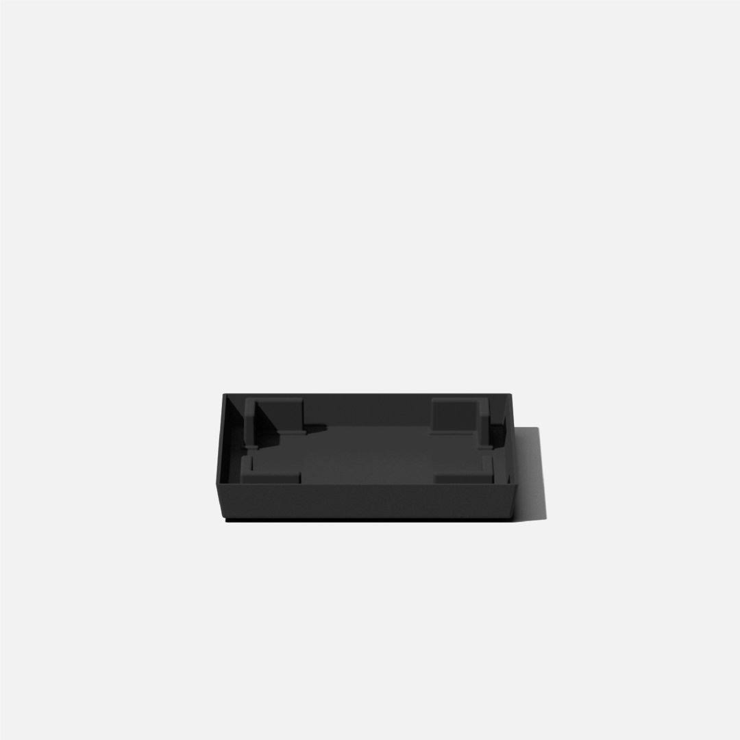 Veradek Pure Series Nobleton Planter Saucer Color: Black, Set of: 1, Size: 1'' H x 10'' W x 10'' D