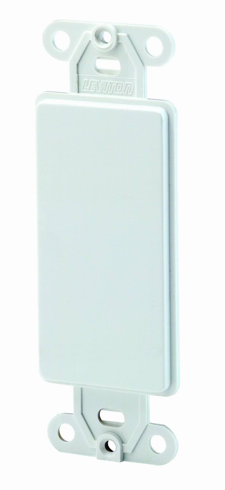 Leviton Blank Decora Insert - White