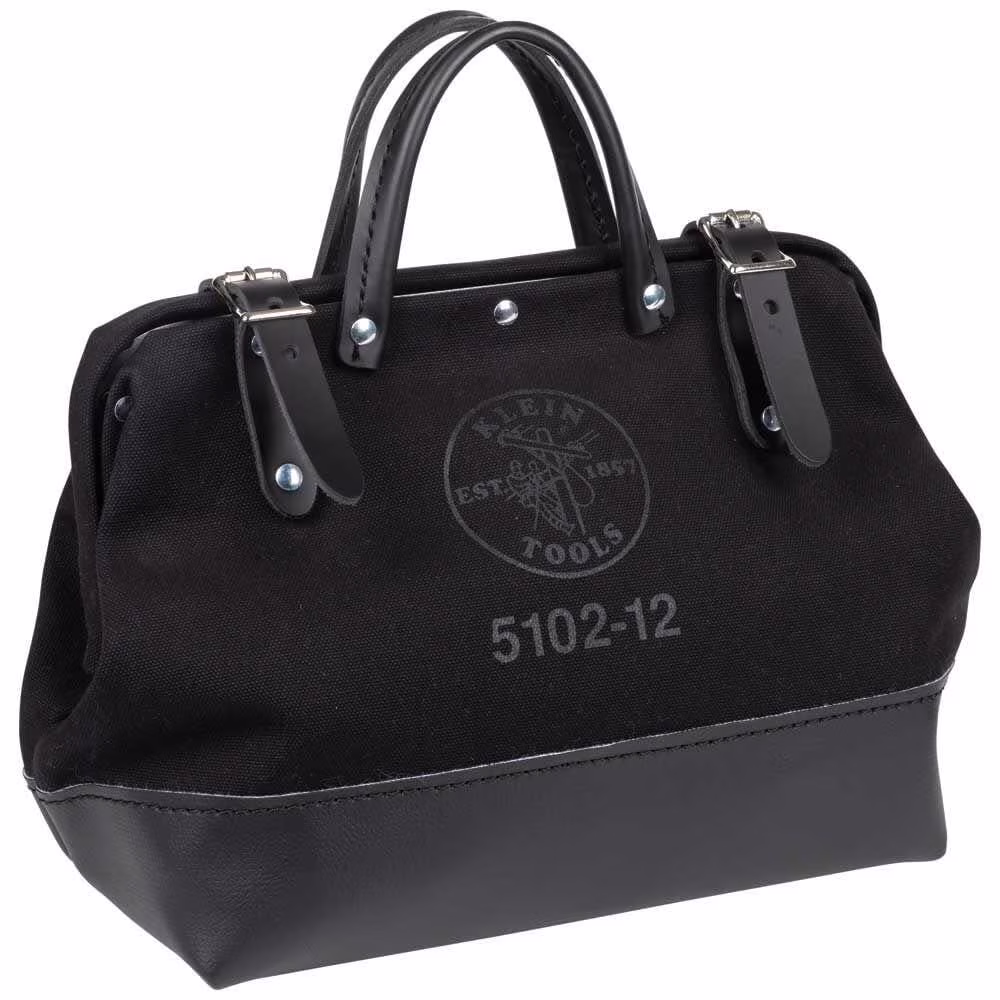 Klein Tools 12In Canvas Tool Bag Black