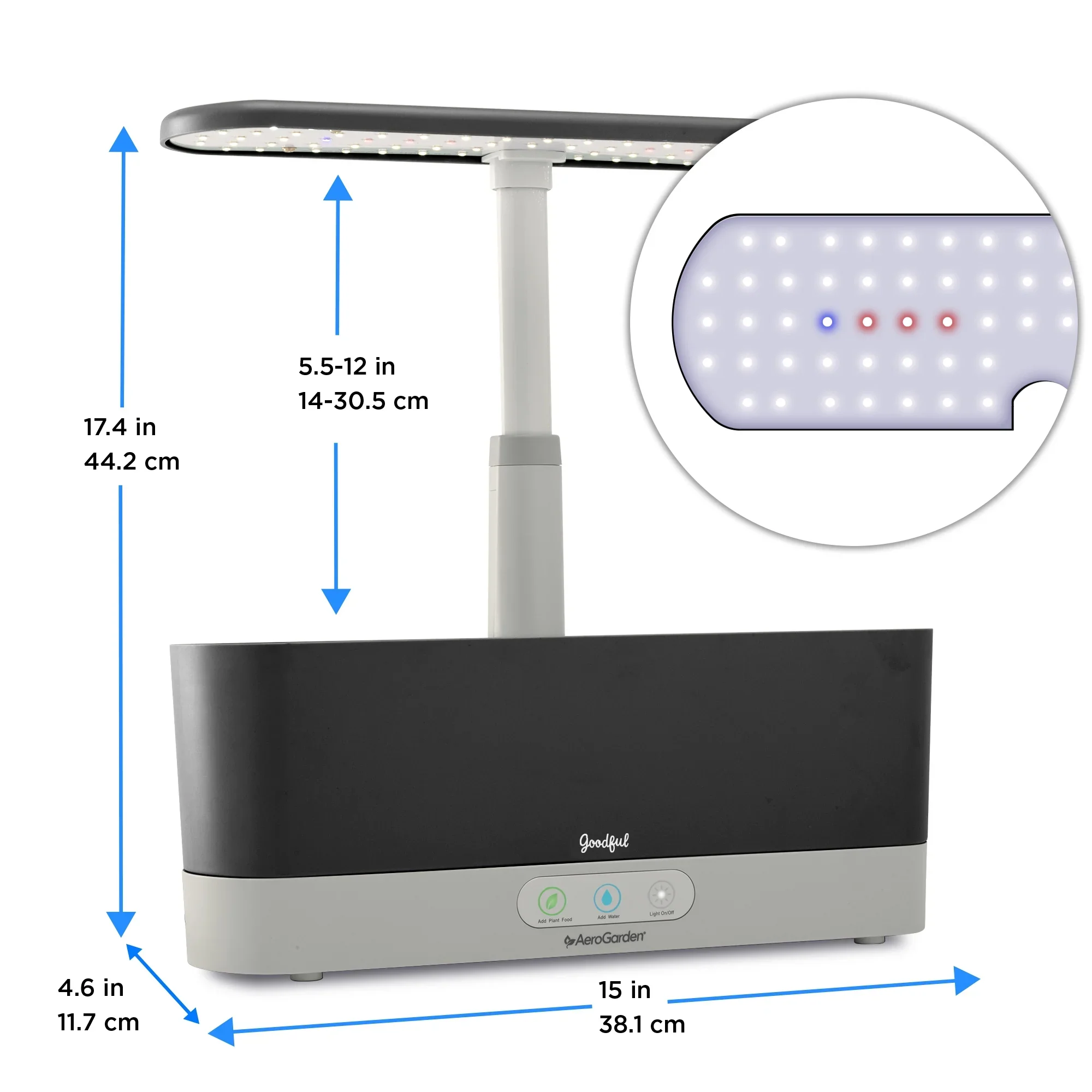 AeroGarden Harvest Slim with Gourmet Herb Seed Pod Kit, Black