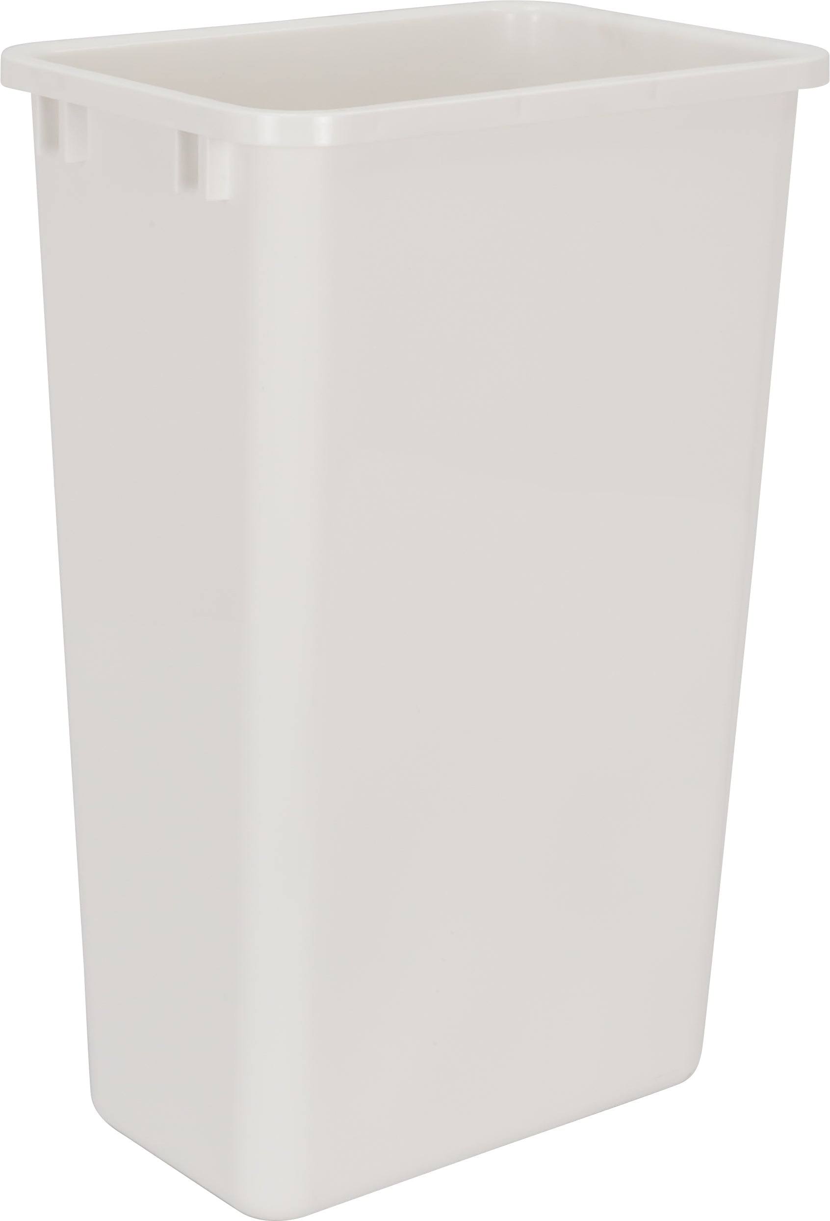 Hardware Resources CAN-50W 50-Quart Plastic Waste Container White