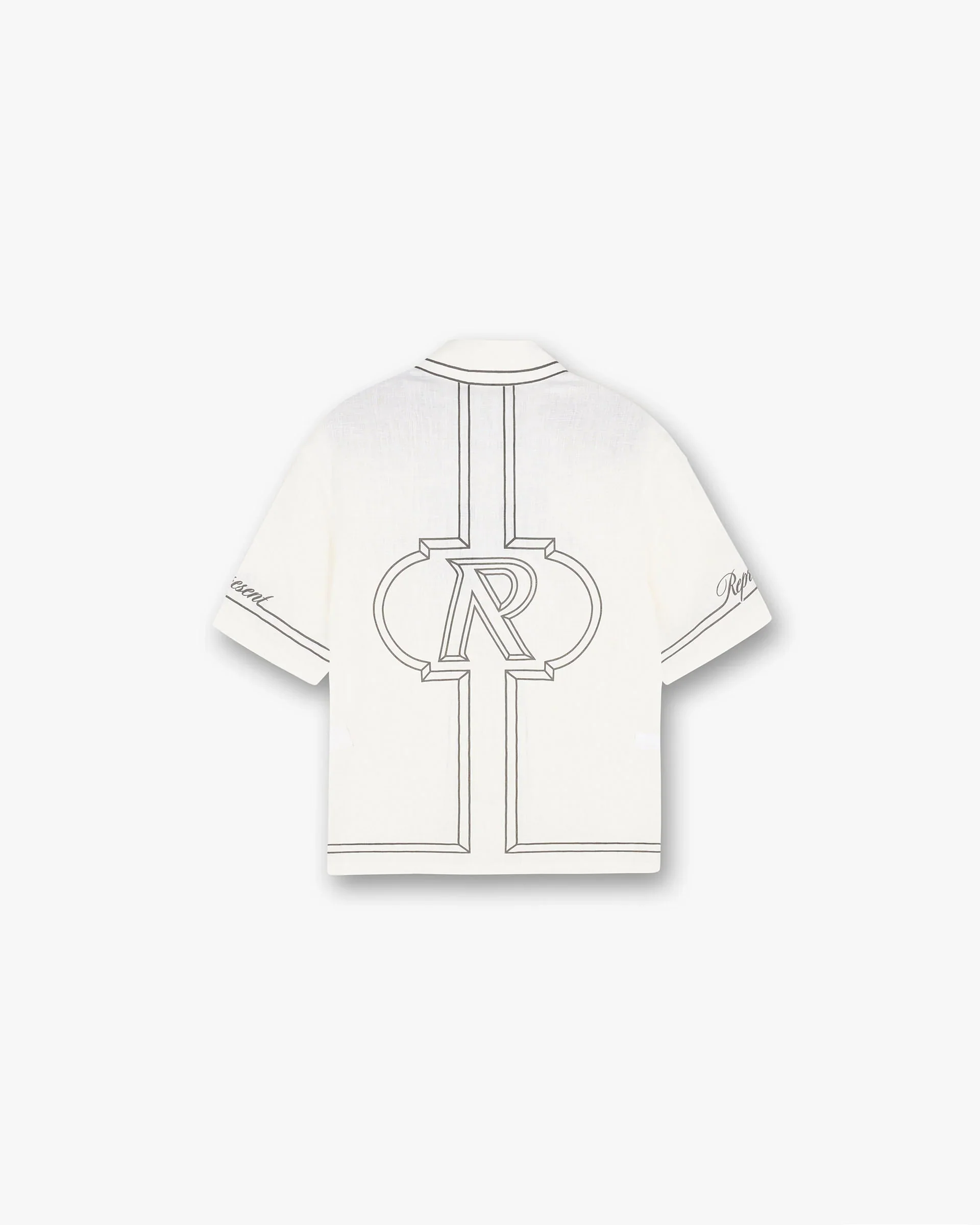 Border Shirt - Whisper White