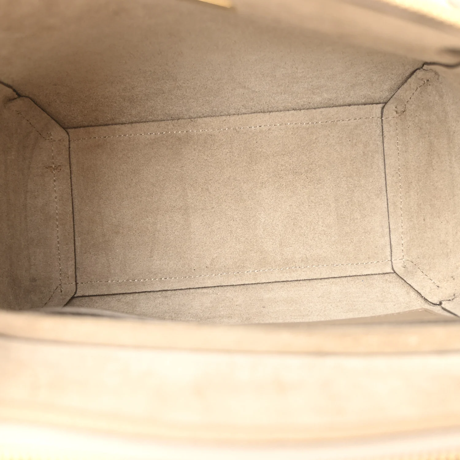 Grained Calfskin Micro Belt Bag Light Taupe
