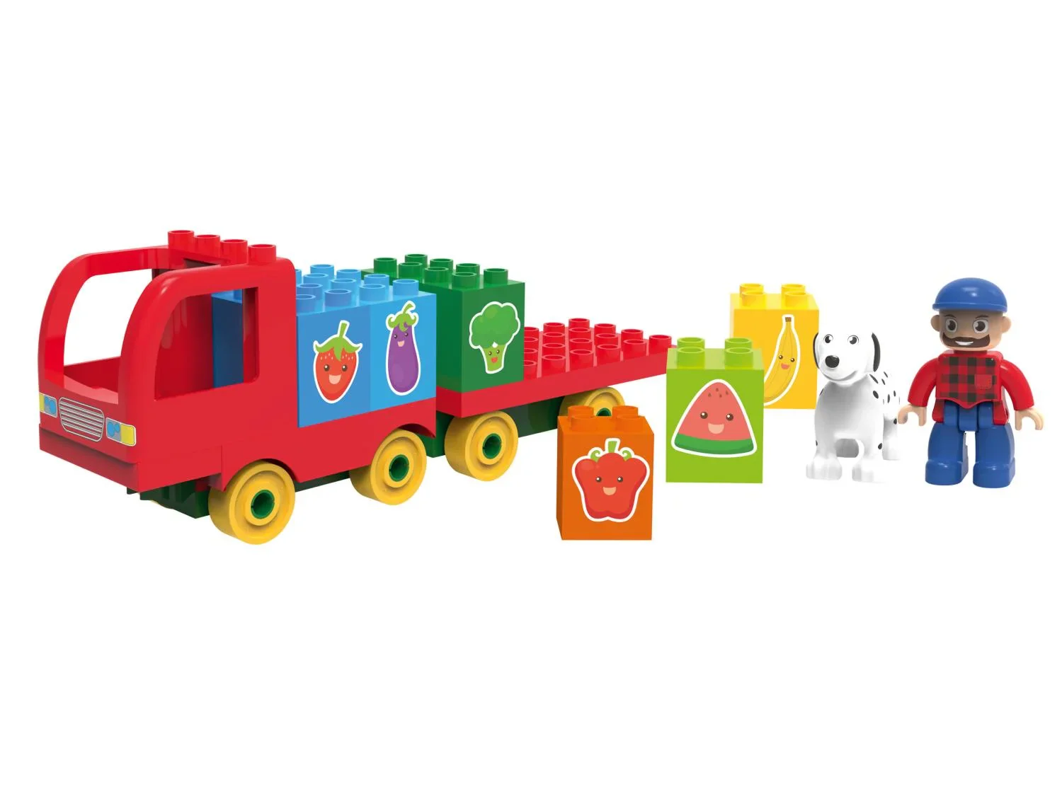 Playtive Clippys Clippys Fruits et lgumes, train ou ensemble de vhicules