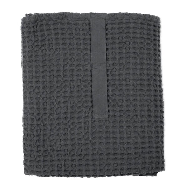 Big Waffle badehånkle 150x100 cm mørkegrå