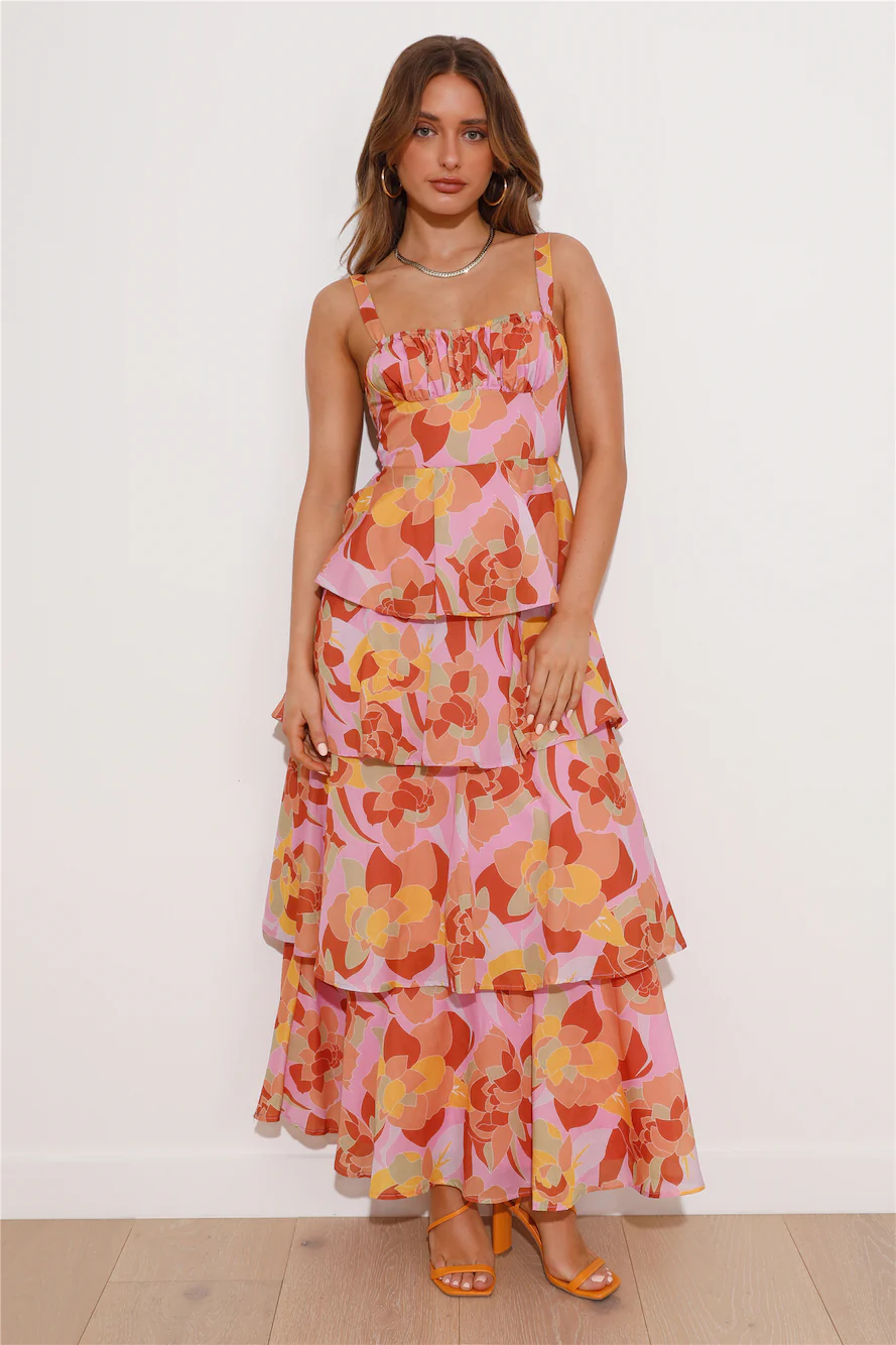 She Found Love Maxi Dress Pink