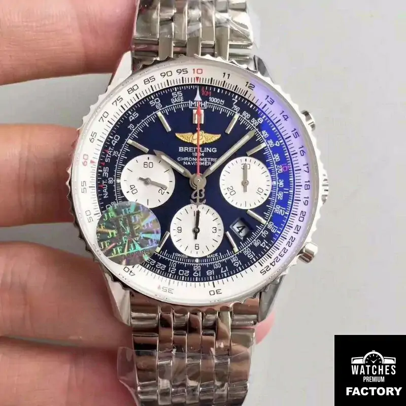 Breitling Navitimer 01 AB012012 / BB01 / 447A JF Factory Blue Dial