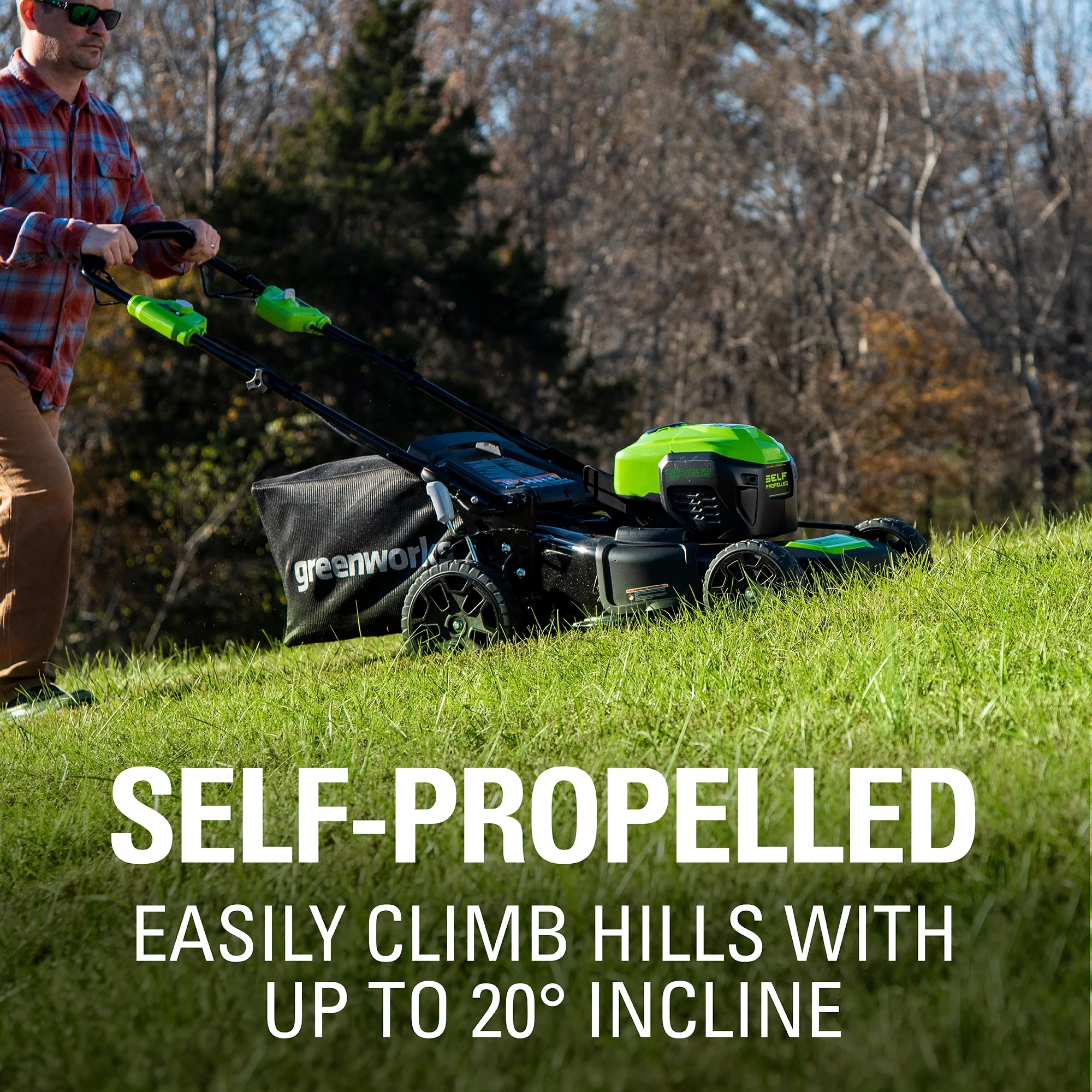 40V 21-inch Brushless Self-Propelled Lawn Mower W/5.0 Ah Battery and Charger, 2516402 - Image 9