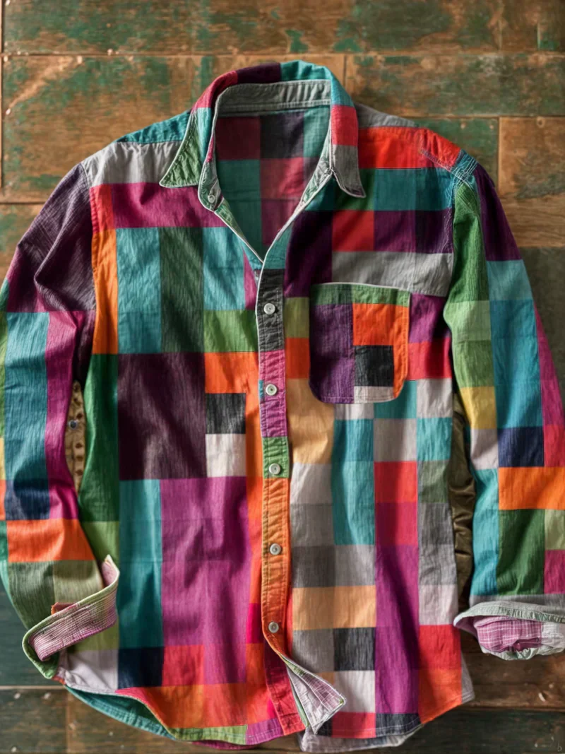 Duval Paris™| CHEMISE MOSAÏQUE SIGNATURE