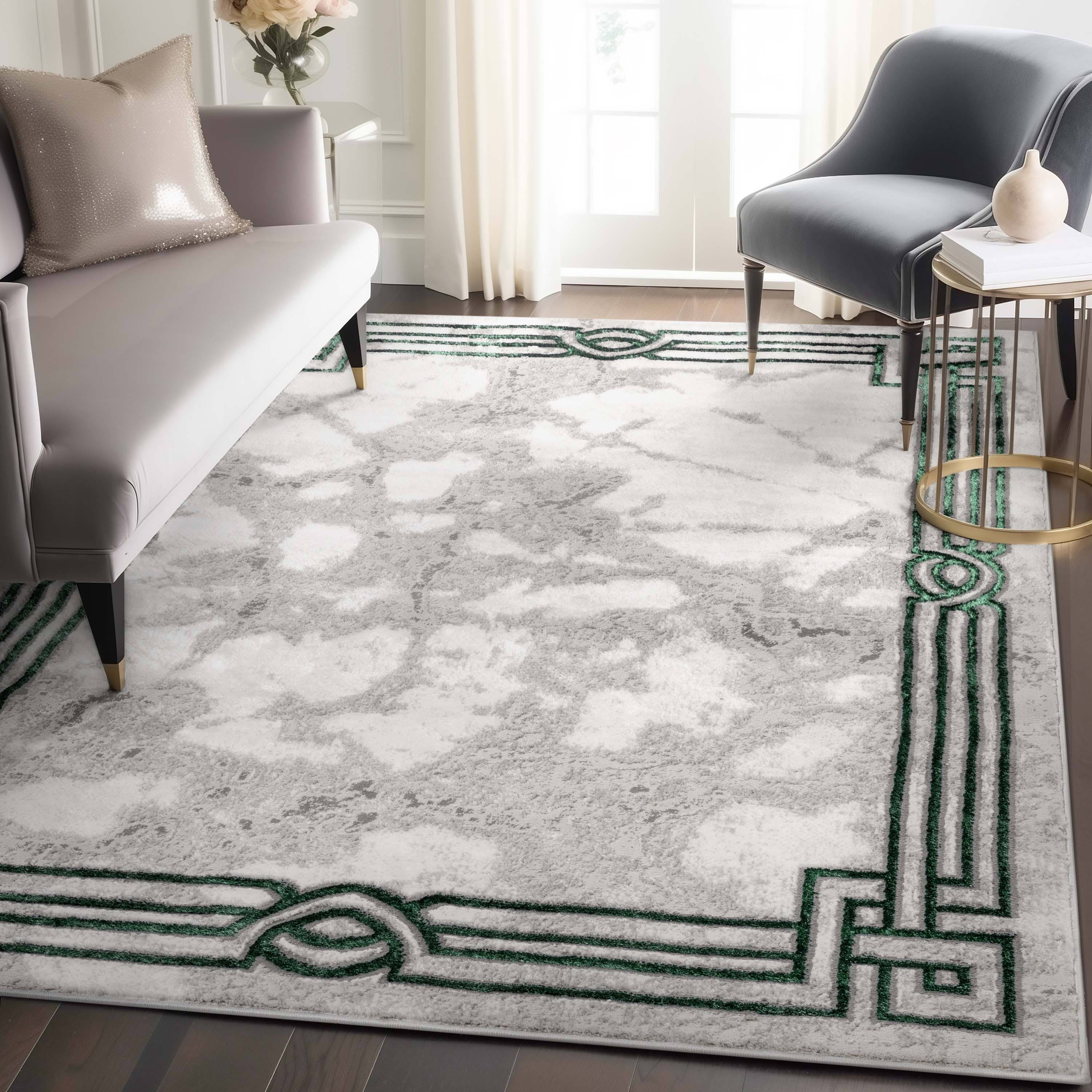 Well Woven Fairmont Huntington Retro Mosaic Marble Pattern Area Rug - 7'10