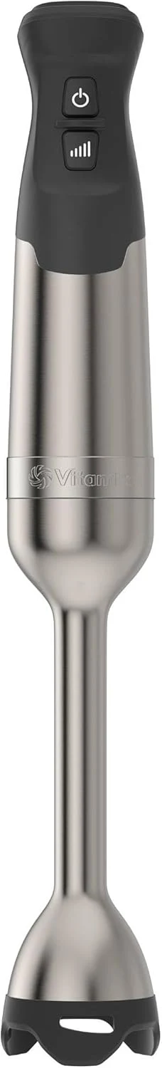 Mixeur plongeant Vitamix à 5 vitesses, mixeur à main de qualité professionnelle avec moteur de 625 watts et lame en acier inoxydable, acier inoxydable/noir