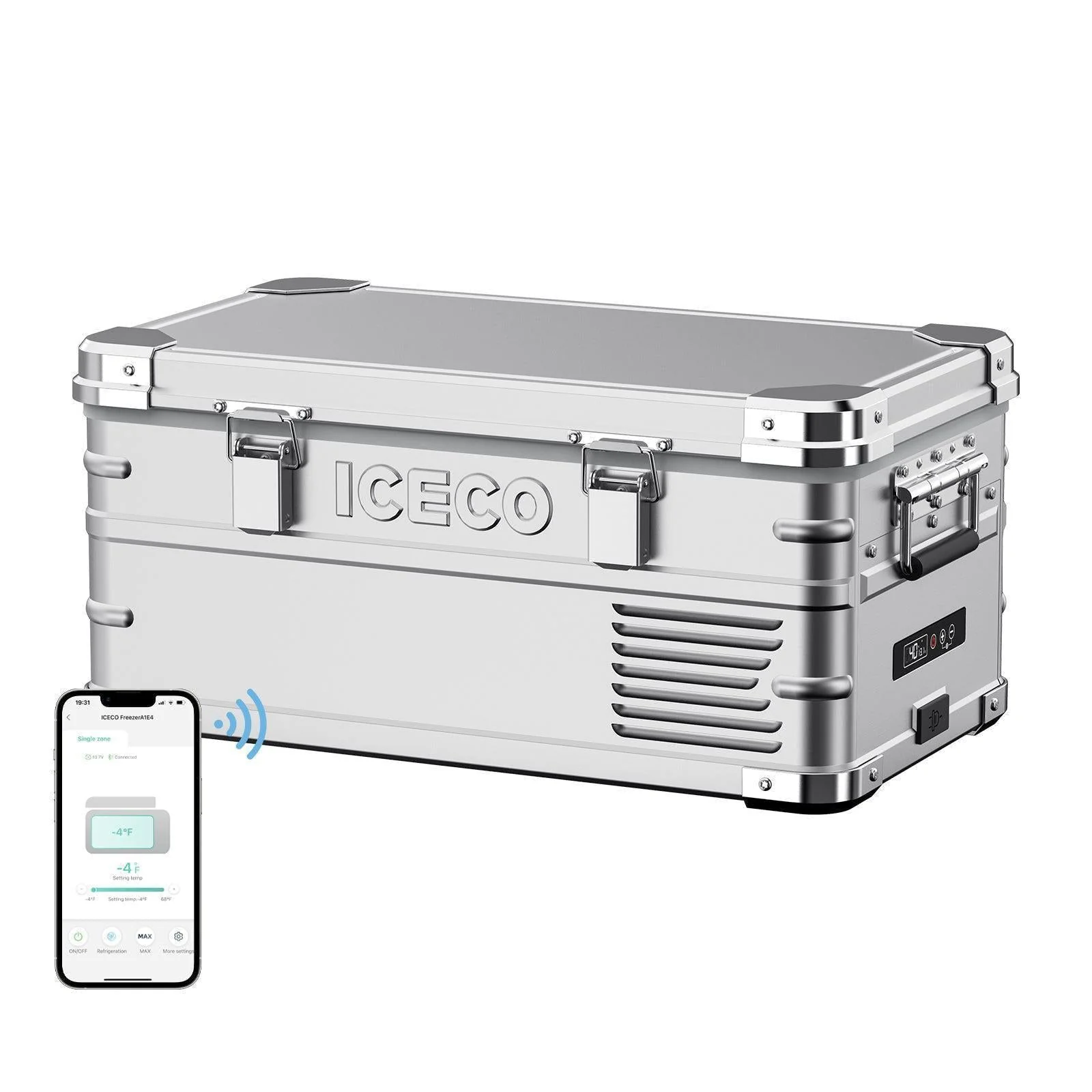 APL20 Light Duty Aluminum Silver Freezer Single Zone | ICECO | 20 LT