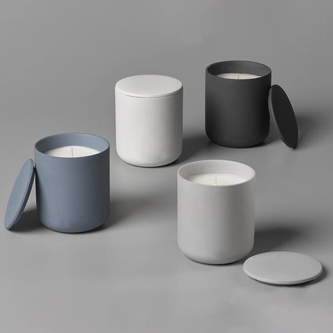 Modern Matte Candle Jar Ceramic Candle Jars
