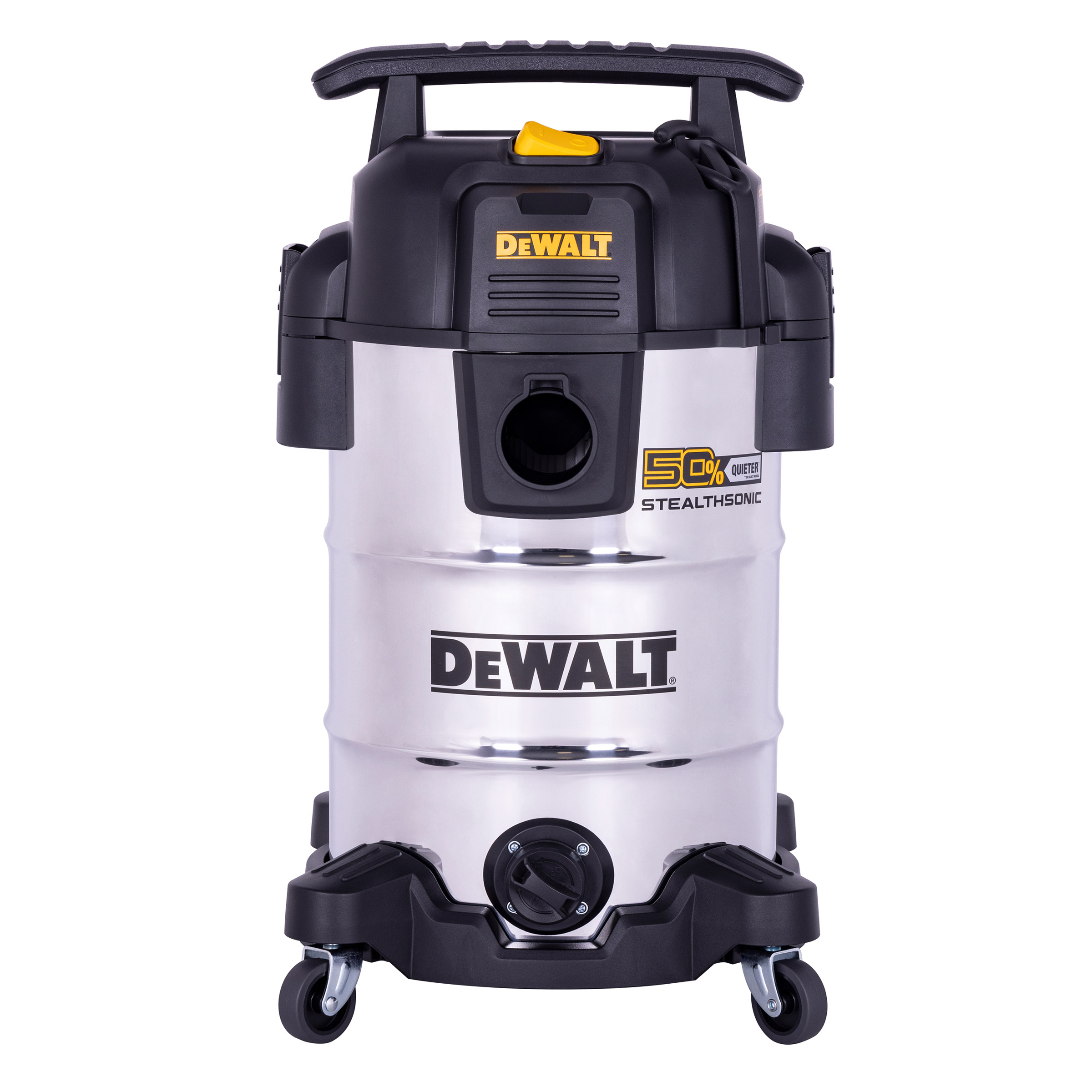 Dewalt 8 - Gallon 4 HP Stealthsonic Quiet Stainless Steel Wet Dry Vacuum