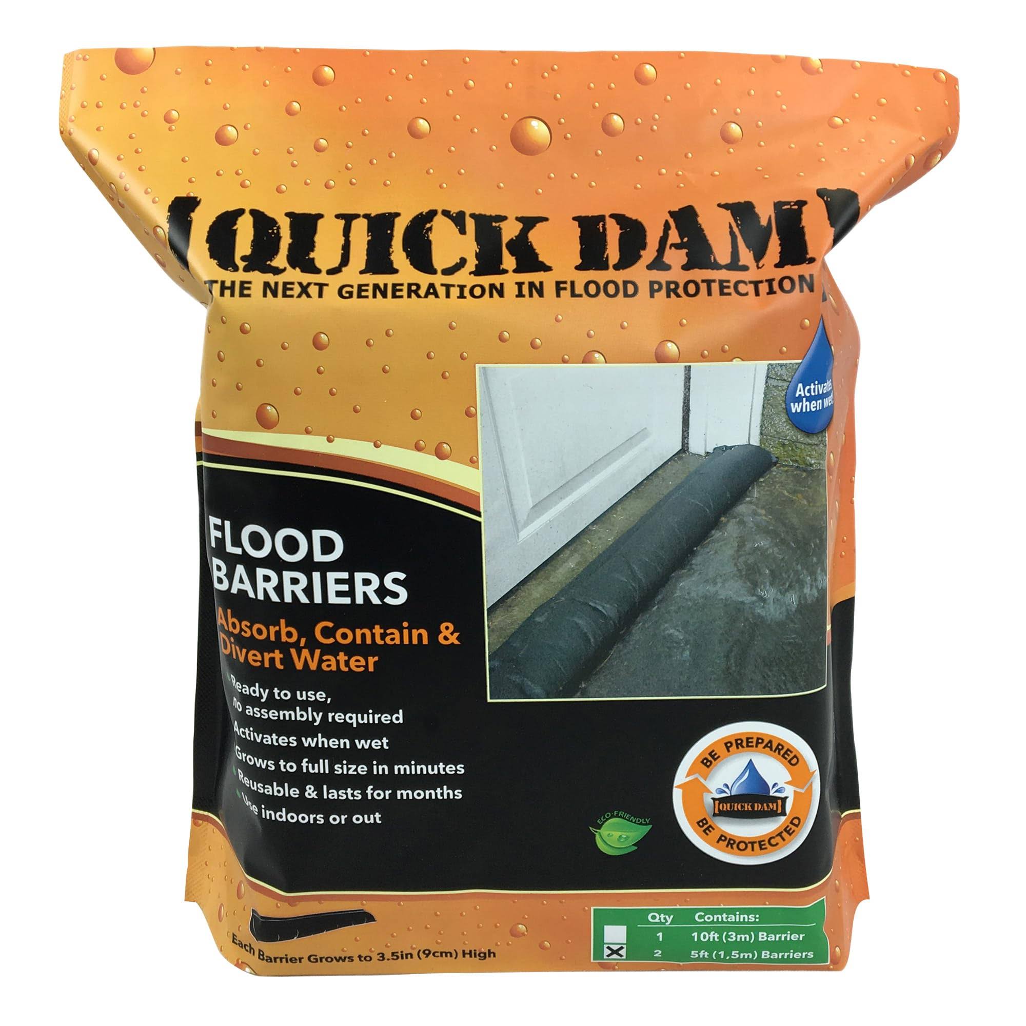 Absorbent Specialty Products Quick Dam Expanding Flood Barrier - 2 pack