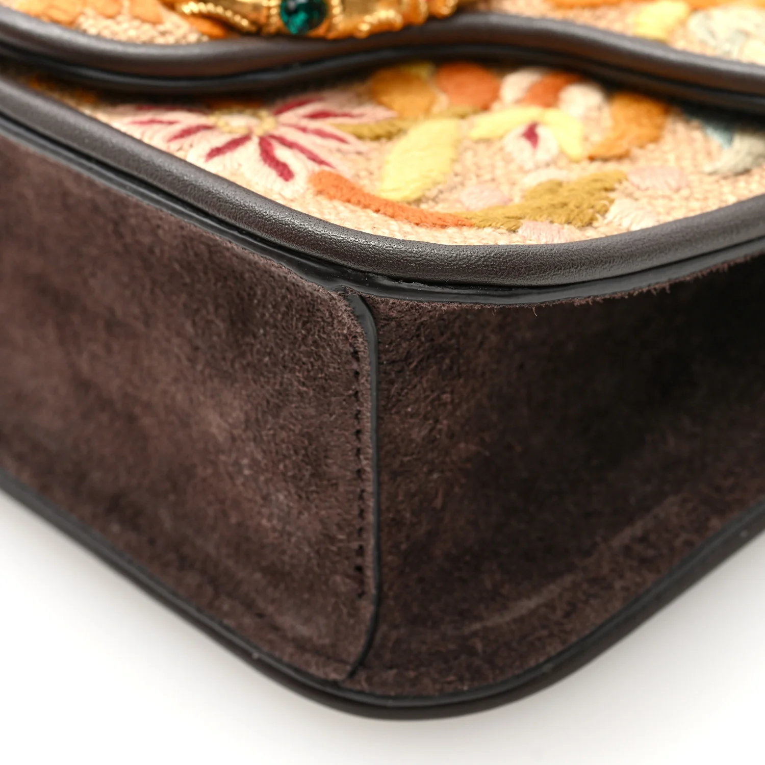 Fabric Karung Crystal Embroidered Vlogo Small Loco Shoulder Bag Multicolor