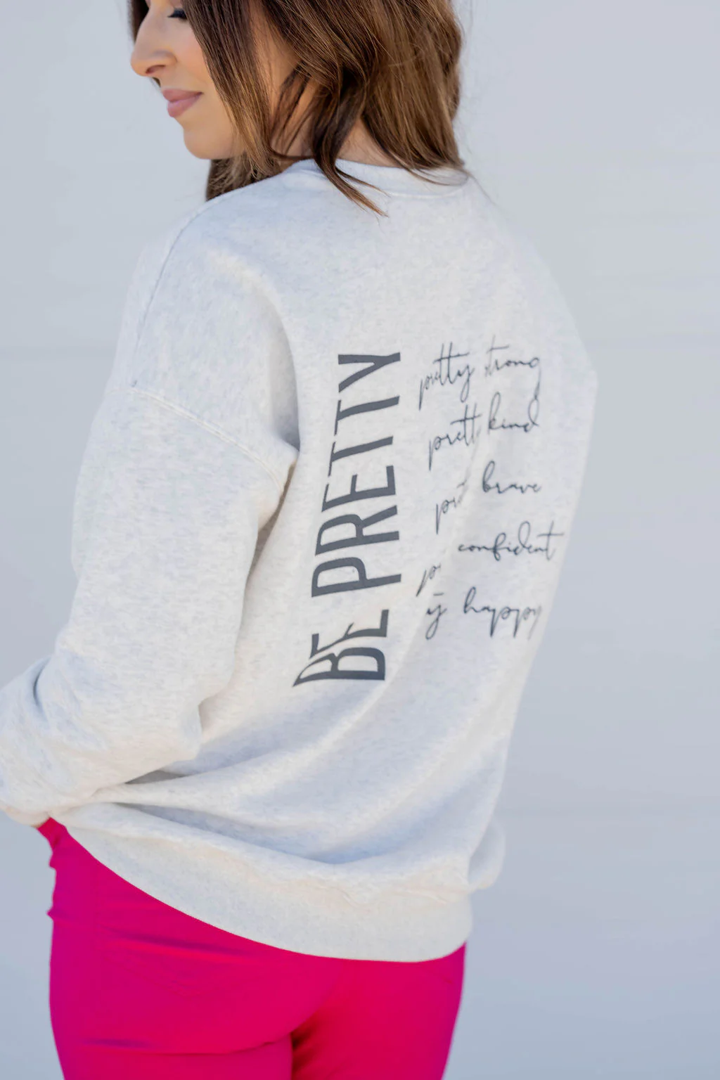 She Is Strong Graphic Crewneck