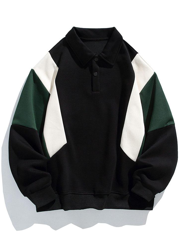 Polo Relax Fit à blocs de couleur