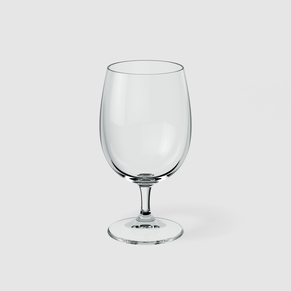 La Divina Water goblet - Clear, 8.5 oz, crystal glass